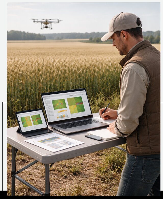 Система AI прогнозирования урожайности для точных агрономий в Кизляре