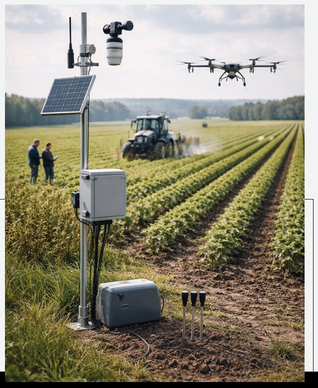 Разработка IoT мониторинга полей в Кизляре от 8637 р. | АвикейКзр